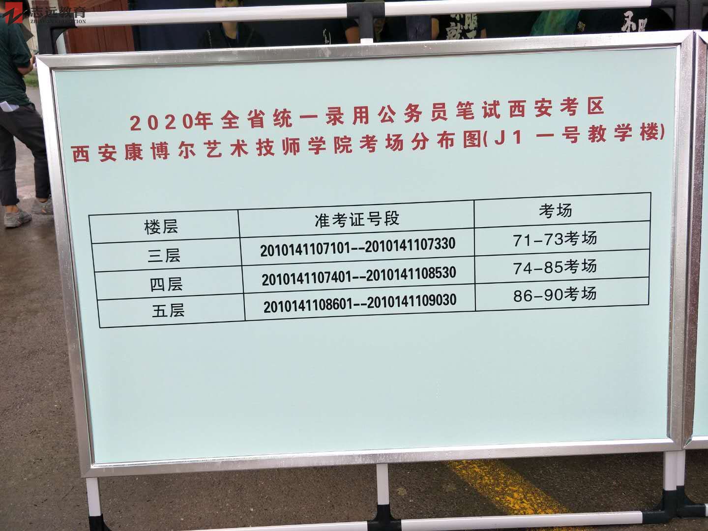 2020陜西公務員考試西安考點(西安康博爾藝術技師學院)(圖2)