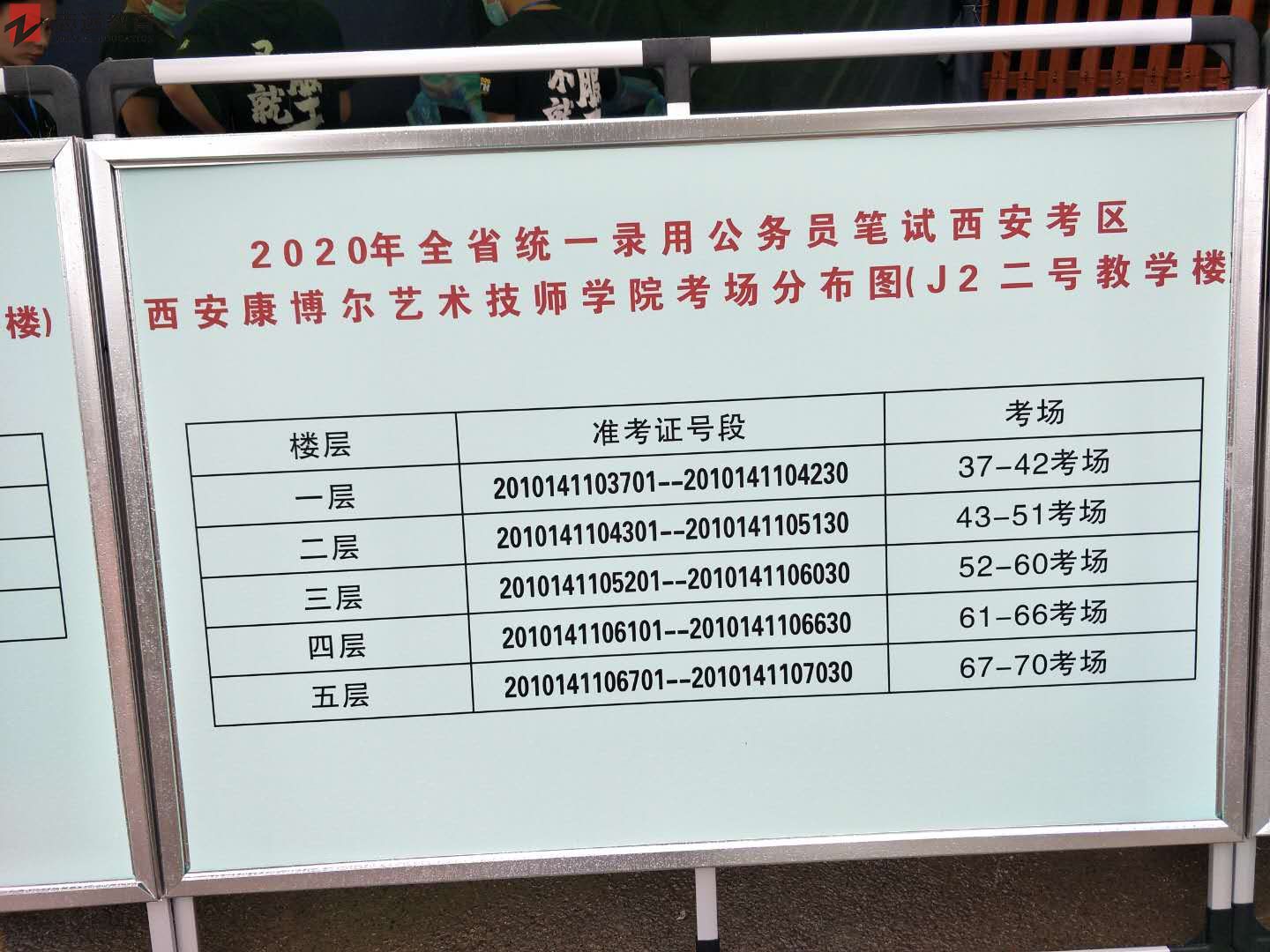 2020陜西公務員考試西安考點(西安康博爾藝術技師學院)(圖3)